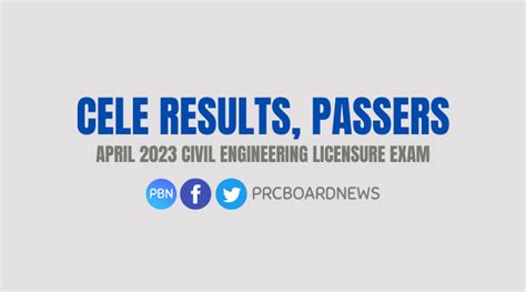 cele results|CELE RESULT: April 2023 Civil Engineering board .